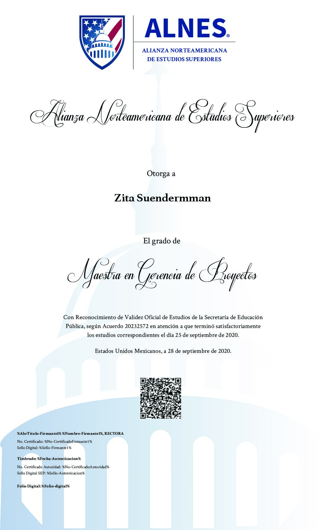 3.- Maestria en Gerencia de Proyectos